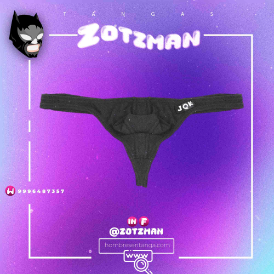 TANGA DE ALGODÓN NEGRO BC- Grande