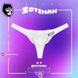 TANGA DE ALGODÓN BLANCO AB- Mediana