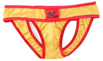 JOCK TELA BRILLOSA  AMARILLO AB- Mediana
