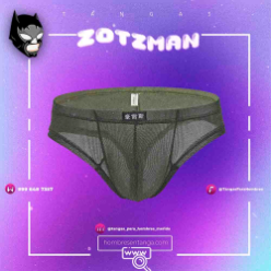 CACHETERO TRANSPARENTE NEGRO AB- Mediana