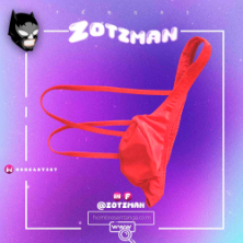 TANGA HILOS DE LADO ROJO AB- Mediana