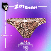 TANGA LEOPARDO CAFÉ ESTAMPADO BC- Grande