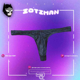 TANGA MODELO 03 AZUL AB- Mediana